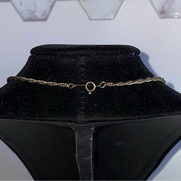 Vintage Pierre Cardin Gold and Black Necklace - Picture 3 of 4